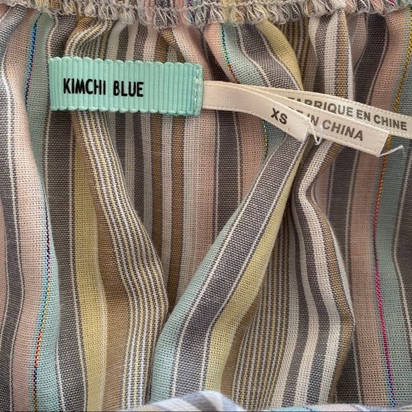 Urban Outfitters striped off the shoulder top - Picture 7 of 7